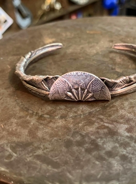 代理horizonblue摩根币烟熏银饰