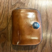 01A牛皮简约款 男士 官方代理日本REDMOON红月 女士短款 钱包财布