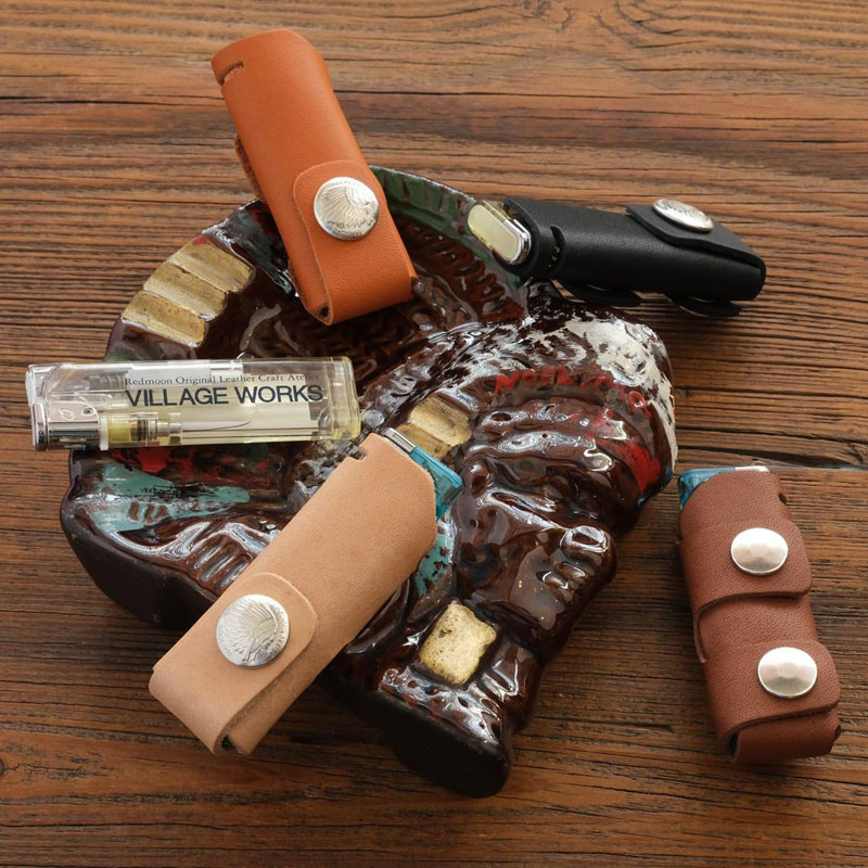 牛皮打火机皮套REDMOON