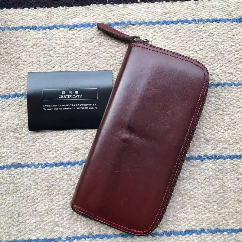 官方代理日本REDMOON红月LP2000-RMP牛皮真皮商务长款钱包财布