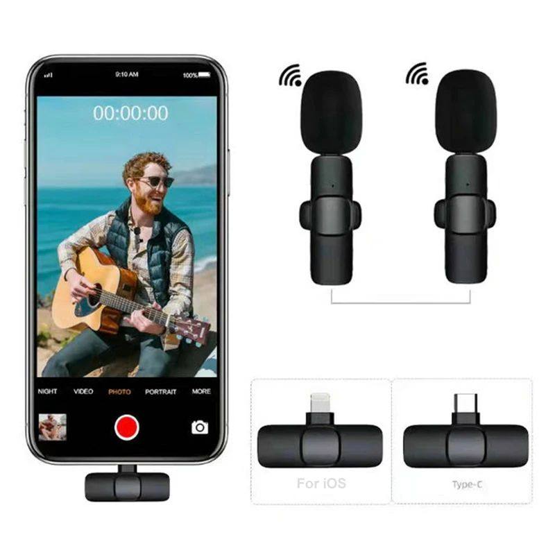 Wireless Lavalier Microphone Broadcast Lapel Microphones Set
