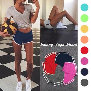 Sports Shorts Gym Jogging Running Shorts Women High Waist Li