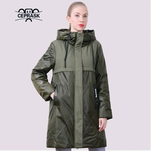 CEPRASK 2021 New Spring Autumn Women Jacket Plus Size Women'
