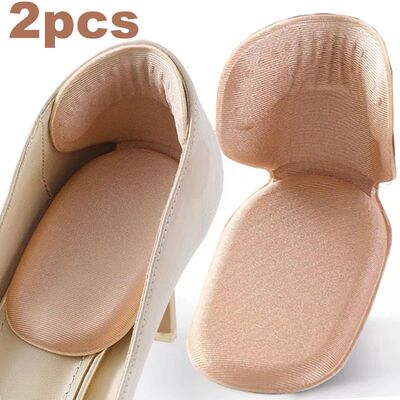 2pcs Shoe Heel Insoles Foot Heel Pad Sports Shoes Adjustable