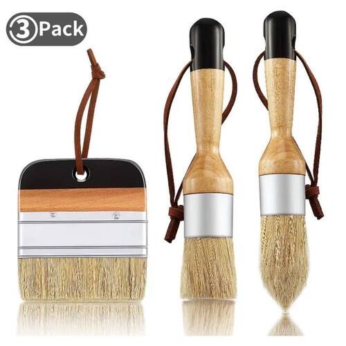 3 Pieces Chalk And Wax Paint For Wood Furniture Home Decor B