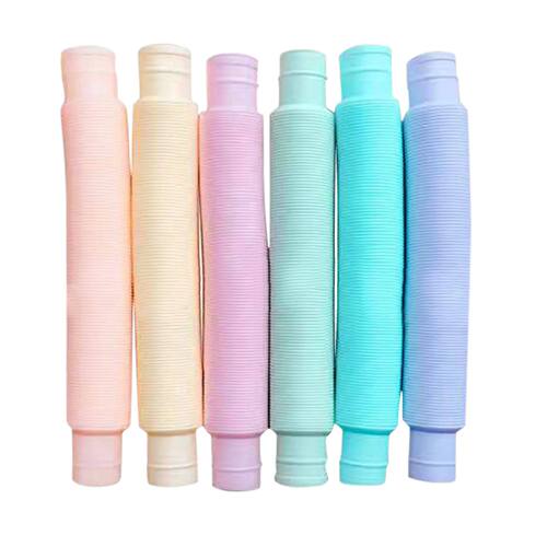 6Pcs  Pop Tubes Sensory Toy For Adult Sss Relieve Toys Kid A