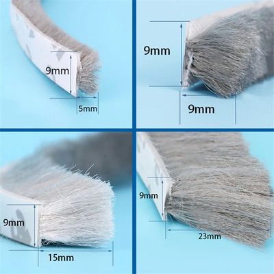 3Meters/5Meters Brush Strip Self Adhesive Door Window Sealin