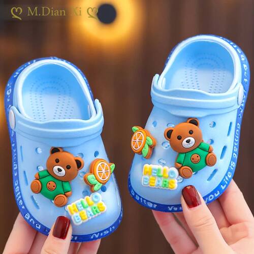 New 2023 Baby Cute Sandals Boys Girls Cartoon Kids Garden Sh