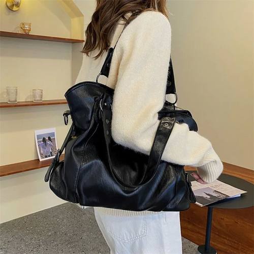 Soft Large Capacity Luxury Bag Handbags For Women Design Pu