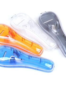 1 PCS Portable Men's Razor Blades Holder Box Portable Blue T