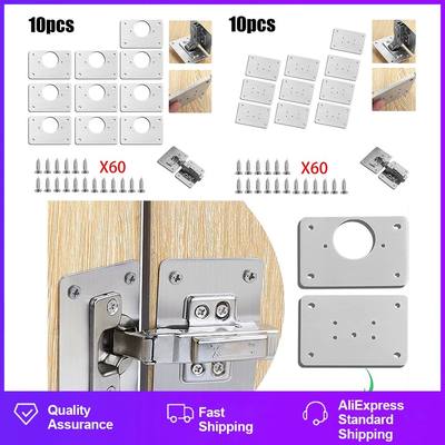 1/2/4/10Pcs Hinge Repair Plate Cabinet Furniture Drawer Tabl