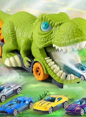New Dinosaur Toy Play Vehicle Game For Boy Car Carrier Truck