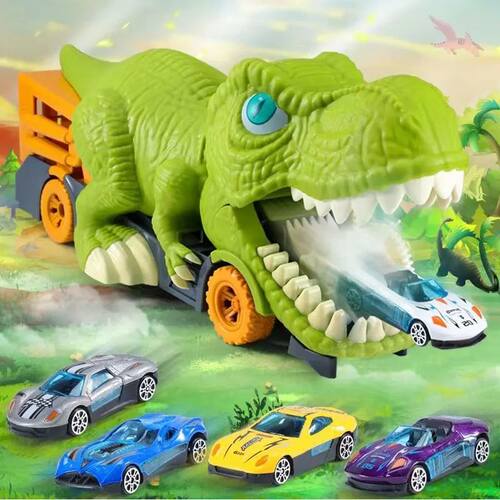 New Dinosaur Toy Play Vehicle Game For Boy Car Carrier Truck