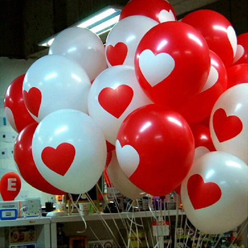 10pcs/lot 12 inch Red Love Heart latex balloons wedding conf