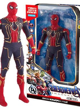 17Cm Marvel Spiderman Hulk Ironman Anime Action Figure Toy C