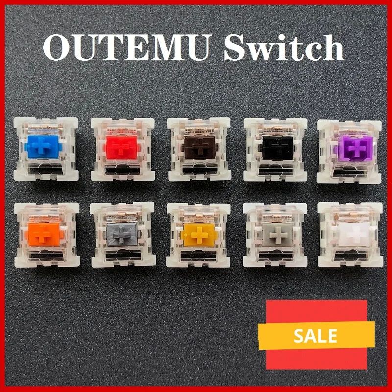 Outemu Switch Mechanical Keyboard Switch 3Pin Clicky Linear