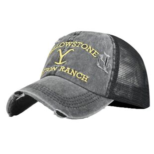 Yellowstone Dutton Ranch Hat Cross tail Baseball Cap Disssed