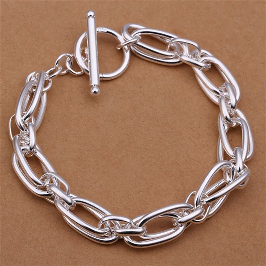 Wholesale for Men Women Chain 925 Sterling Silver Bracelets