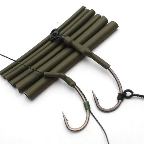 30PCS Carp Fishing Accessories Matte Silicone Heat Shrink Tu