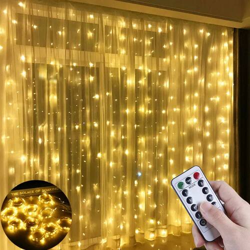 3M LED Curtain Garland on The Window USB Power Fairy Lights