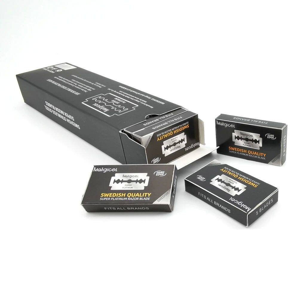 100/50/30 pcs Razor Blades For Double Edge Razor,Stainless S