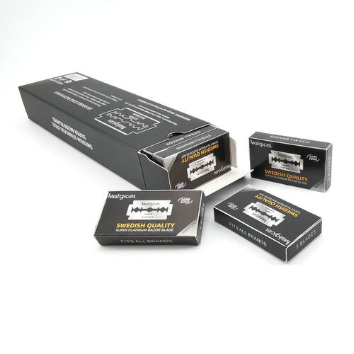 100/50/30 pcs Razor Blades For Double Edge Razor,Stainless S