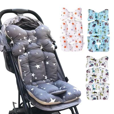 Baby Stroller Pad Thick Warm Cotton Breathable Stroller Car