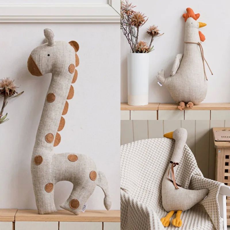 Nordic Style Lovely Stuffed Animal Toy kawaii Bambi Baby Gir