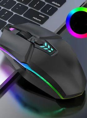 Wired Gaming Mouse 1600 DPI Optical 6 Button USB Mouse With