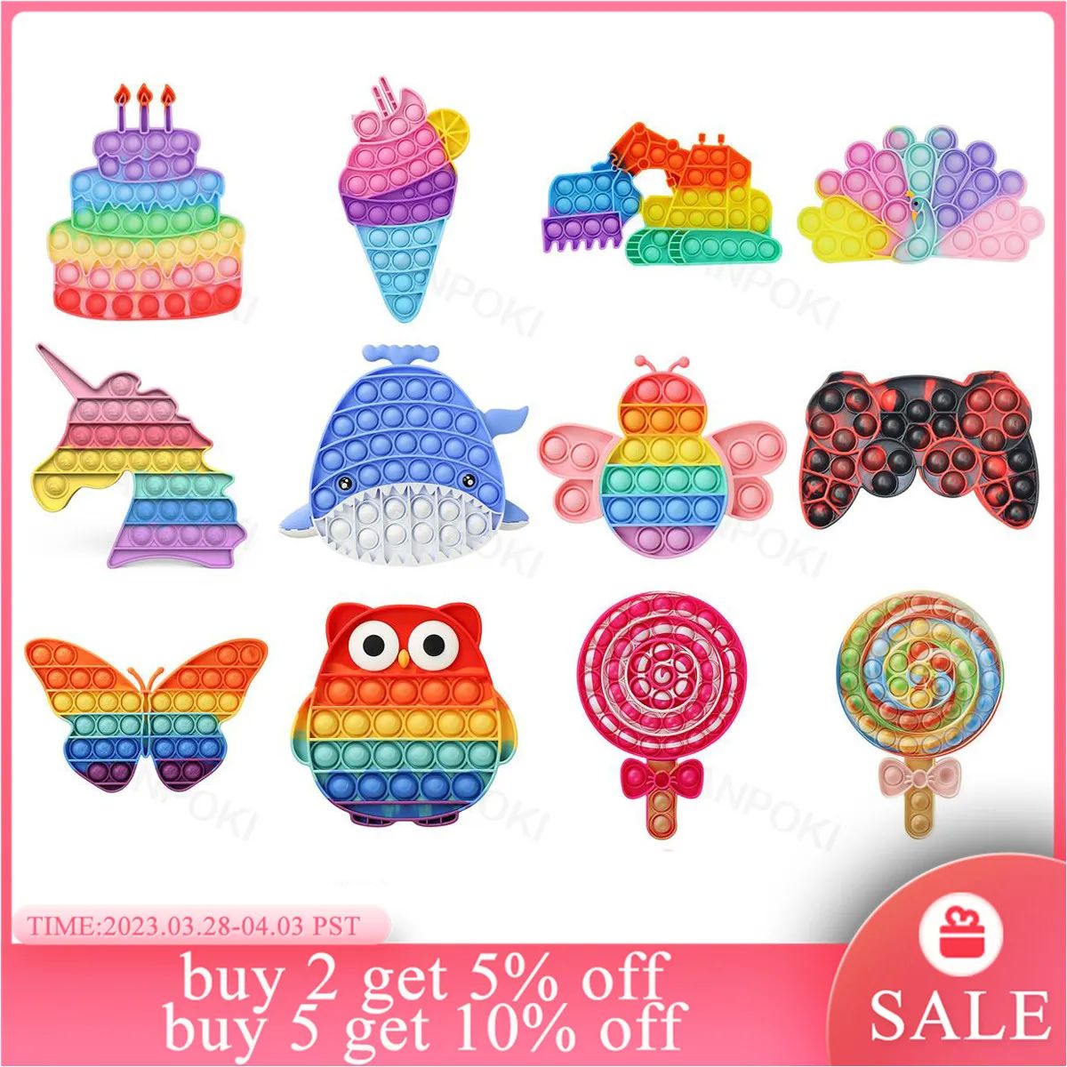 Kawaii Sss Relief Sensory Squeeze Toys Anti-sss  Toys Kids G