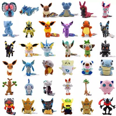 Pokemon Plush Lapras Vaporeon Jiggly Leafeon Charmander Espe