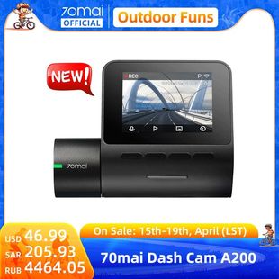 IPS Dash Record 1080P A200 70mai Cam Dual channel Screen