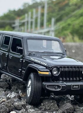 1:32 Jeeps Wrangler Rubicon Alloy Car Model Diecast & Toy Me
