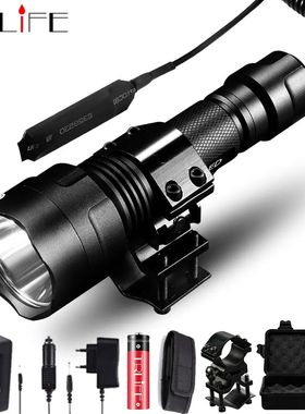 10000LM Hunting Flashlight Powerful Torch Lintern T6/L2 Tact