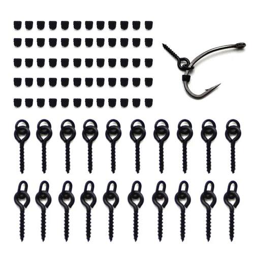 50PCS Hook S Beads Carp Fishing Accessories Stoper 20PCS Boi