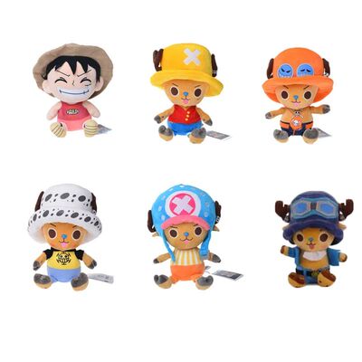 One Piece Plush Toys Luffy Chopper Sabo 10cm Plush Doll Stuf