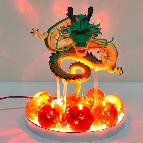 Bandai Dragon Ball Z Anime Shenlong Led Action Figures Night