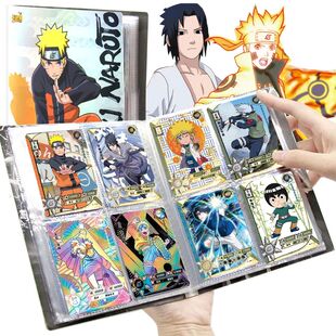 80/160PCS Album Naruto Cards Holder Book Letters Paper Games