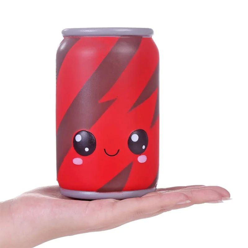 Jumbo Squishies Cute Cola Cans Cups Milk Cream Scented Squis