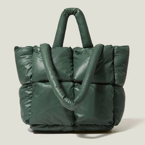 Fashion Large Tote Padded Handbags Designer Quilted Women Sh