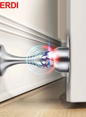 NAIERDI 304 Stainless Steel Door Stopper,Magnetic Door Stop,