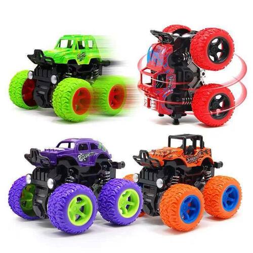 Big Wheel Monster Truck 360 Degree Flipping Car Inertia Fric