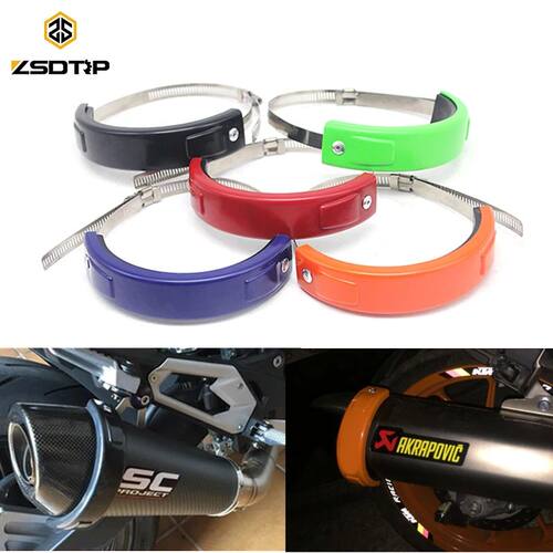 ZSDTRP Universal Motorcycle Exhaust Protector 100mm-140mm Ov