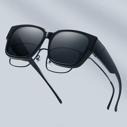 Polarized Fit-over Sunglasses Cover Over Overlay Prescriptio