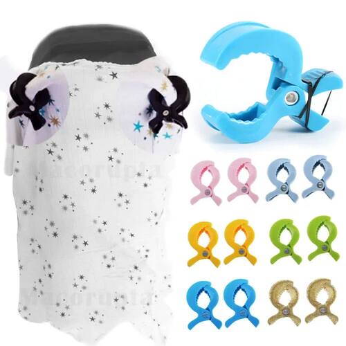 2pc/lot Baby Colorful Car Seat Accessories Plastic Pushchair