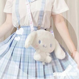 Kawaii Sanrio Bag Plush Cinnamoroll Backpack Anime Kuromi Pl