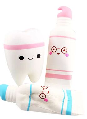 Squish Antisss Kids Toys Simulation Cartoon Squishy Toothpas