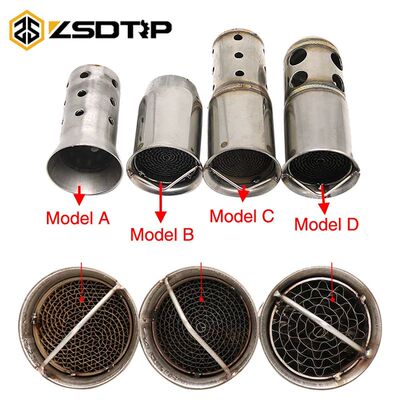 ZSDTRP 50.8mm 60mm Motorbike Universal Front Catalyst DB Kil
