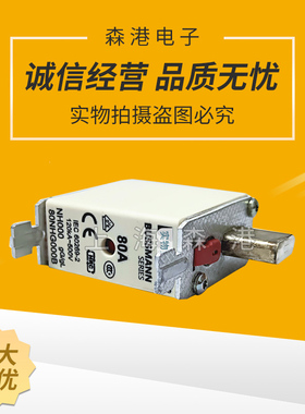 保险丝 80NHG000B 80A 500V 120KA gG/gL熔断器 NH000