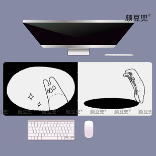 夜鹿yorushika周边nico同款 键盘电竞游戏桌垫垫软 超大号鼠标垫